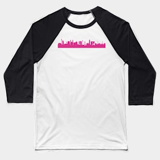 Ruhrpott skyline pink Baseball T-Shirt